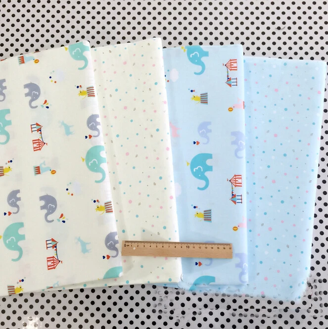 Syunss Tissu En Coton Imprime Elephant Patchwork Pour Bebe Housse De Tissu A Coudre Artisanal Decoration De La Maison Aliexpress