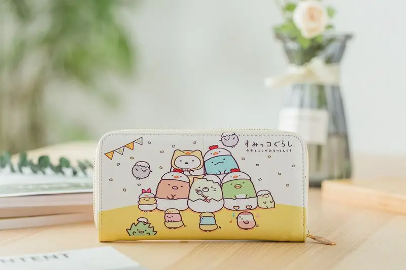 IVYYE 1 шт. Sumikko gurashi Модный Аниме PU Кошелек Сумки Кошельки на молнии монеты карман повседневные кошельки карты унисекс подарки Новинка