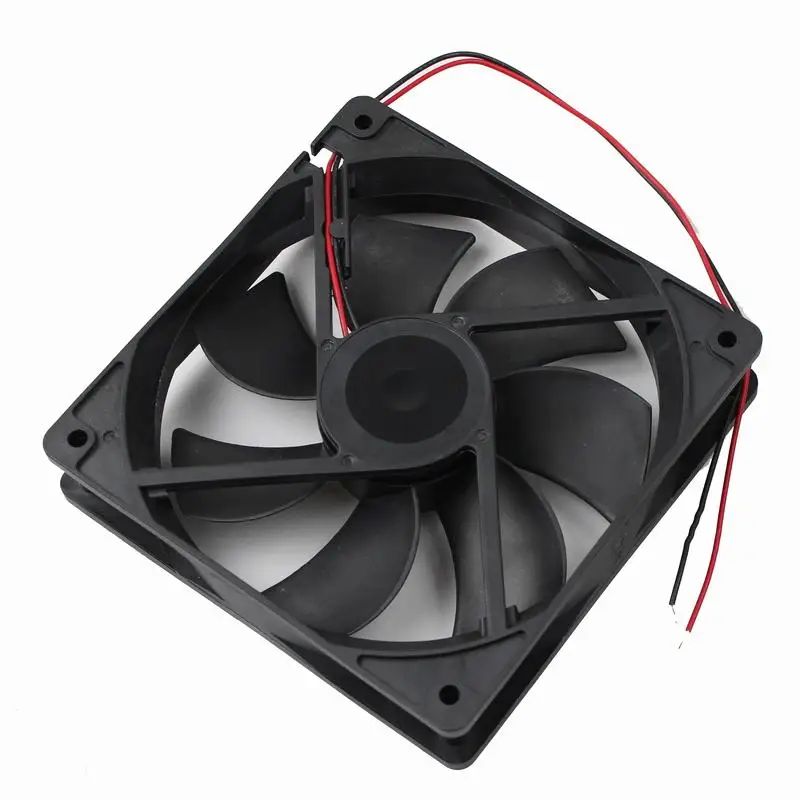 100pcs lot 12cm 120mm 120x120x25mm 12V 12025 DC Cooling Airflow Fan in
