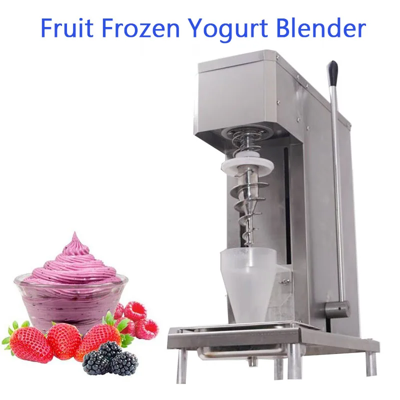 

Tap water (valve) self-cleaning swirl fruit frozen yogurt mixer fruit frozen yogurt mixing machine ice cream shaker