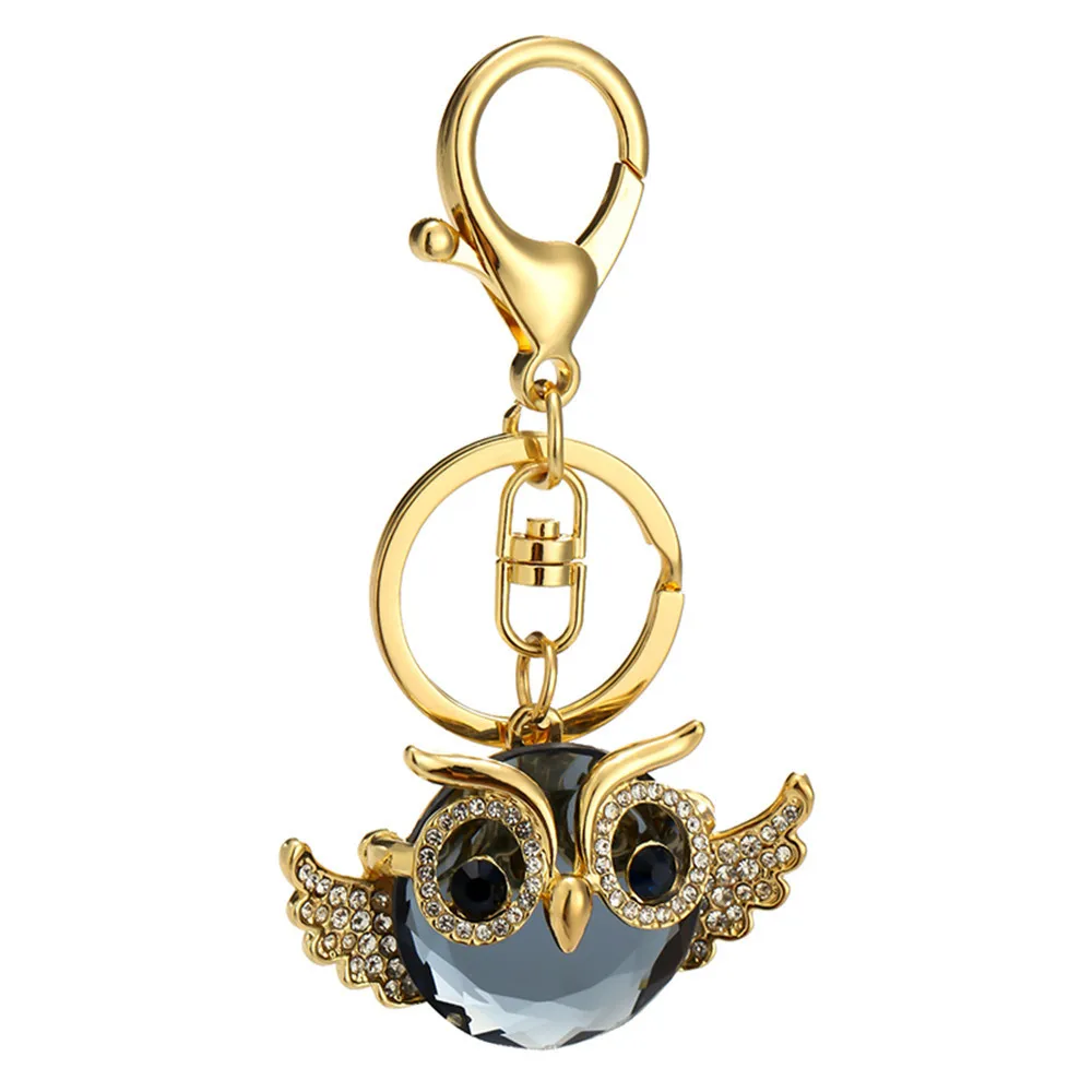 

OTOKY Hot Sale 1pc Fashion owl keychain pendant Keychain Bag Plush Car Key Ring Car Key Pendant For Gift Dropshipping May27