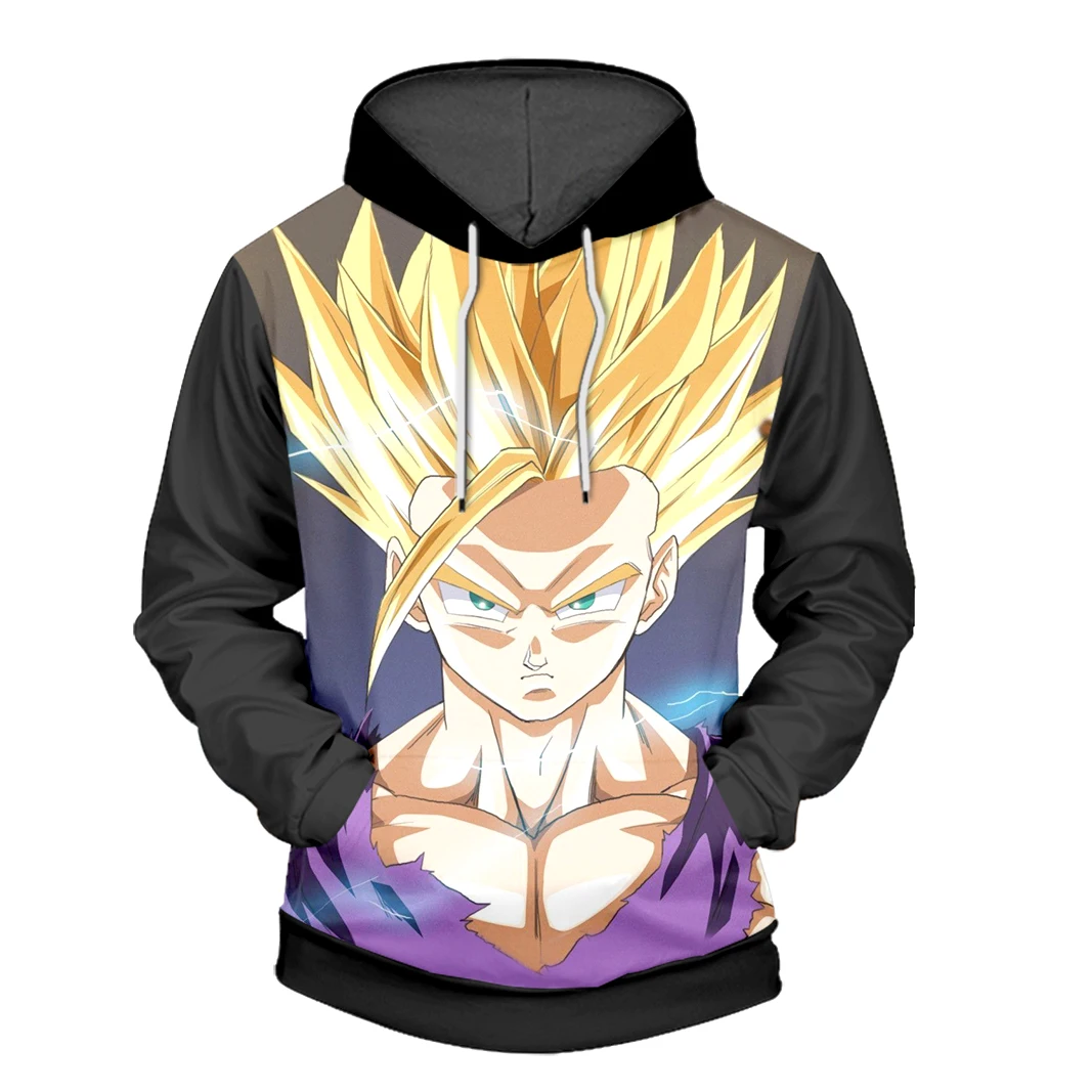 UJWI Oversize Hoodies 6XL Men Funny Print Dragon Ball Z Goku 3D Sweatshirt Anime Hoodie Hooded ...