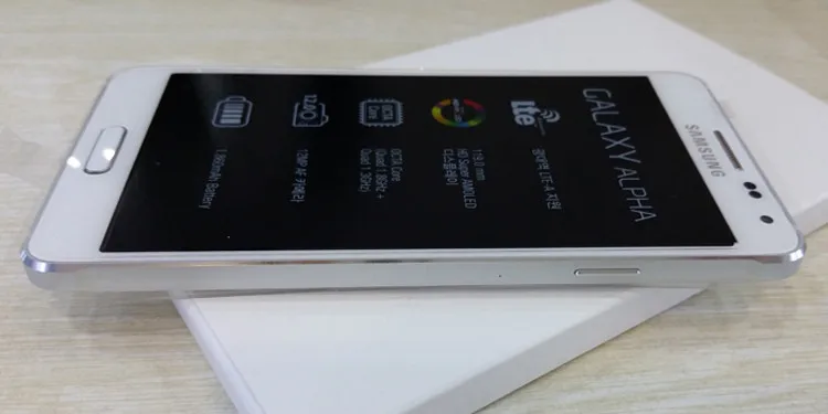 Разблокированный оригинальный мобильный телефон samsung Galaxy Alpha G850F 4G четыре ядра 2
