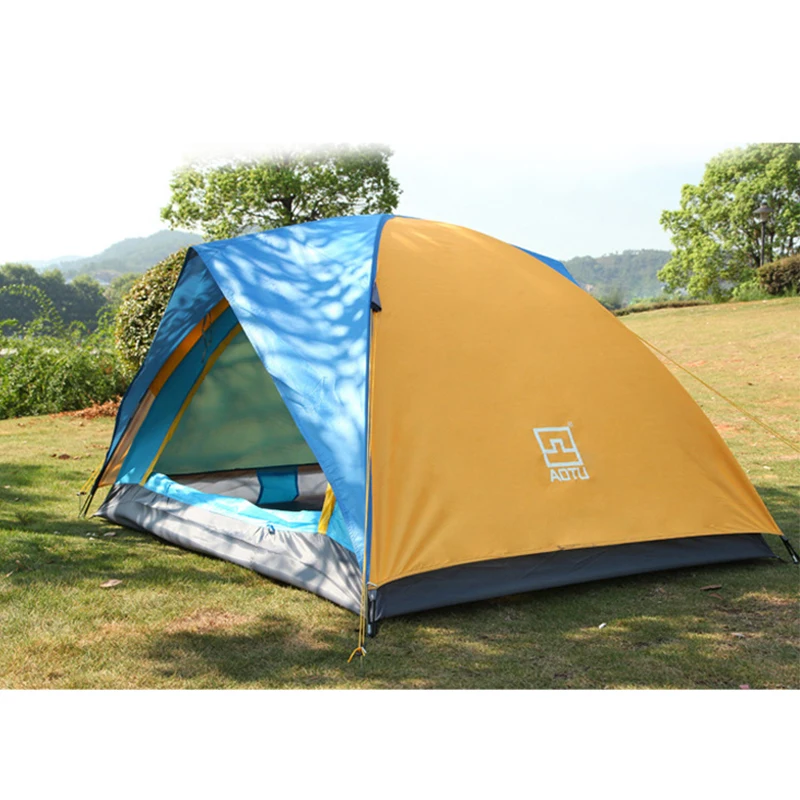 1 2 Person Camping Tents Double Layer Waterproof Outdoor Hunting Beach Tents Garden Tent Gazebo