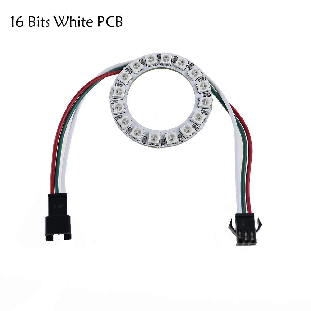 WS2812B DC5V 5050 RGB адресуемые модули полноцветные 16 светодиодных бит пиксельное кольцо