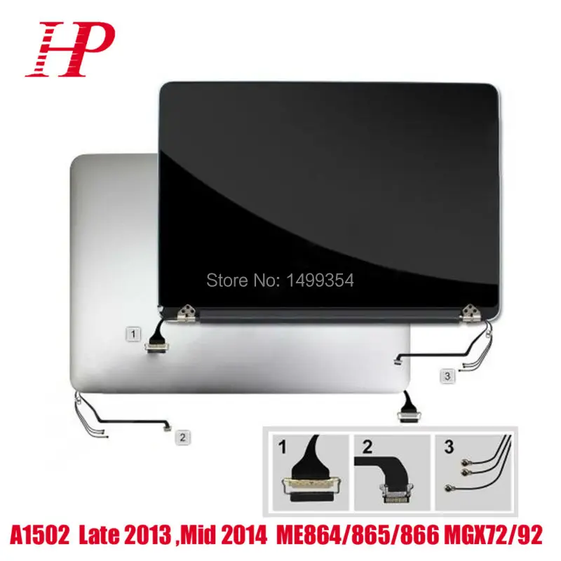 Ранний 2015 EMC2835 A1502 ЖК экран в сборе для Macbook Pro retina 13 дюймов полный дисплей Замена