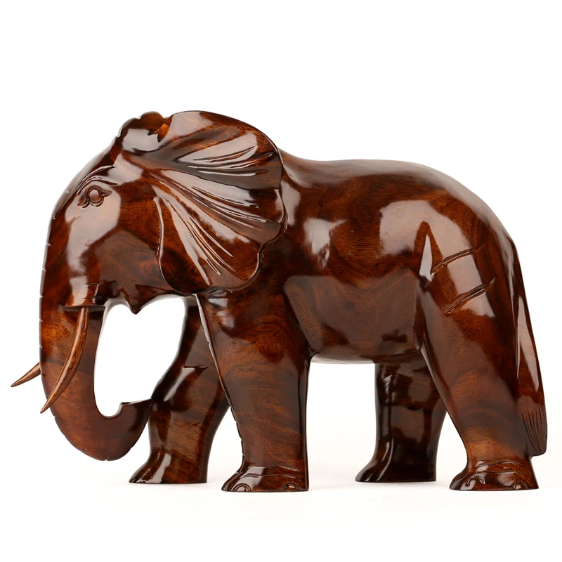 

Ya Xuanzhai wood crafts mahogany elephant large 40 new color wood ornaments like Cai Feng Shui