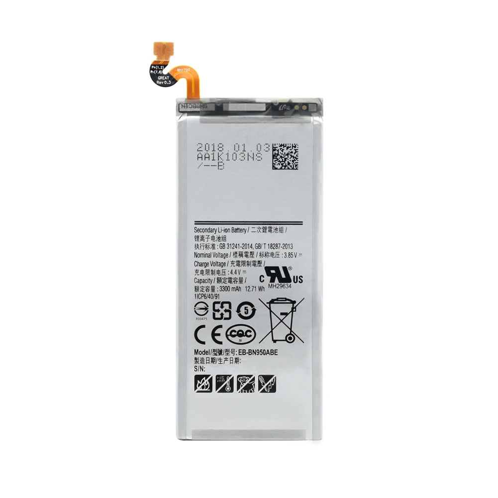 3 85 v батарея для samsung galaxy SM N950FD N950F/DS N950J N950N M N950U N950W проект Байкал V ионно литиевая