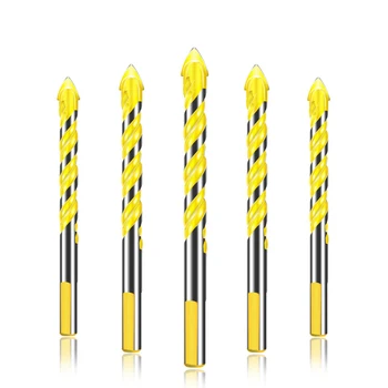 

5-10 Pcs/Set Drill Bit Twist Drill 4-12mm Electric Drill Tools for Carpentry Triangle Tungsten Steel Drill Bit for Wood Metal