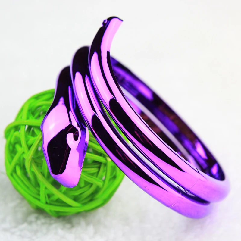 

AcrylicPunk Fashion Coiled Snake Spiral Upper Arm Cuff Armlet Armband Bangle Bracelet Gymnastics Cuff Bangles Jewelry