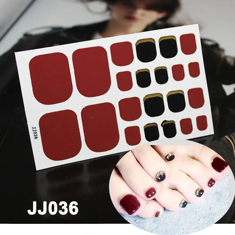 14 шт/лист водостойкие полноразмерные наклейки для ногтей 3D DIY украшения для ногтей- MS - Цвет: 07
