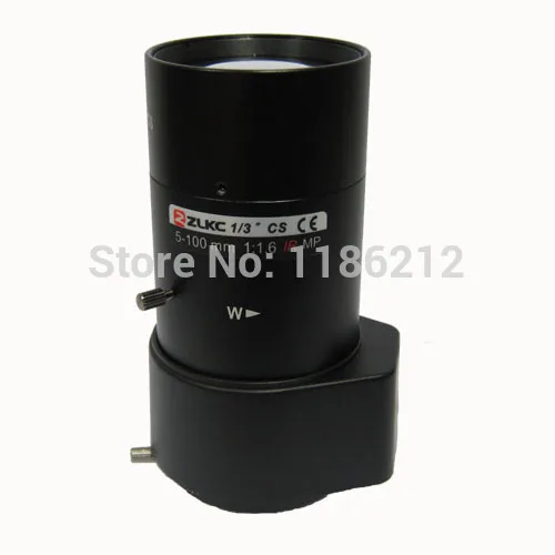 

1.5 megapixel HD CCTV lens 5-100mm, 1/3" Varifocal Auto Iris Lens ,lens for CCTV Surveillance cameras