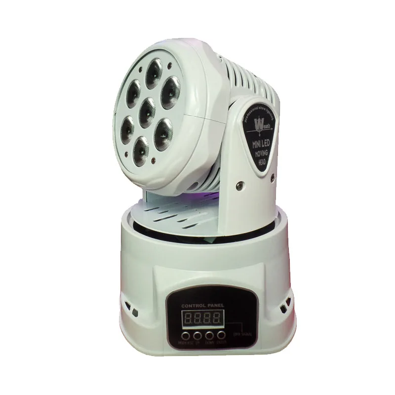 

2pcs/lot LED moving head wash 7x12w rgbw quad with advanced 14 channels DMX512 Good for DJ Night Club Show Fast Shipping