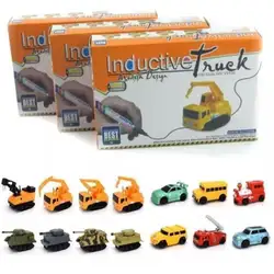 Детские игрушки инженерные индуктивной развития интеллекта грузовик по мини-волшебное перо детей грузовик автомобиль железнодорожных