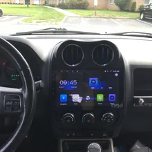 10," Android 7,0! Автомобильный DVD ПК Мультимедийный dvd-плеер gps Navi Стерео Радио Fit JEEP COMPASS/Patriot 2007-2012 2013- БД