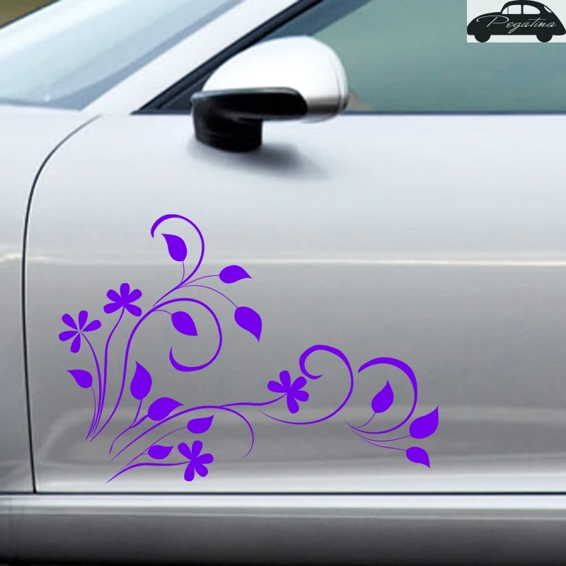 Pegatina Flower Vine Sticker Car Decal Posters Vinyl Wall Decals Decor Mural Sticker
