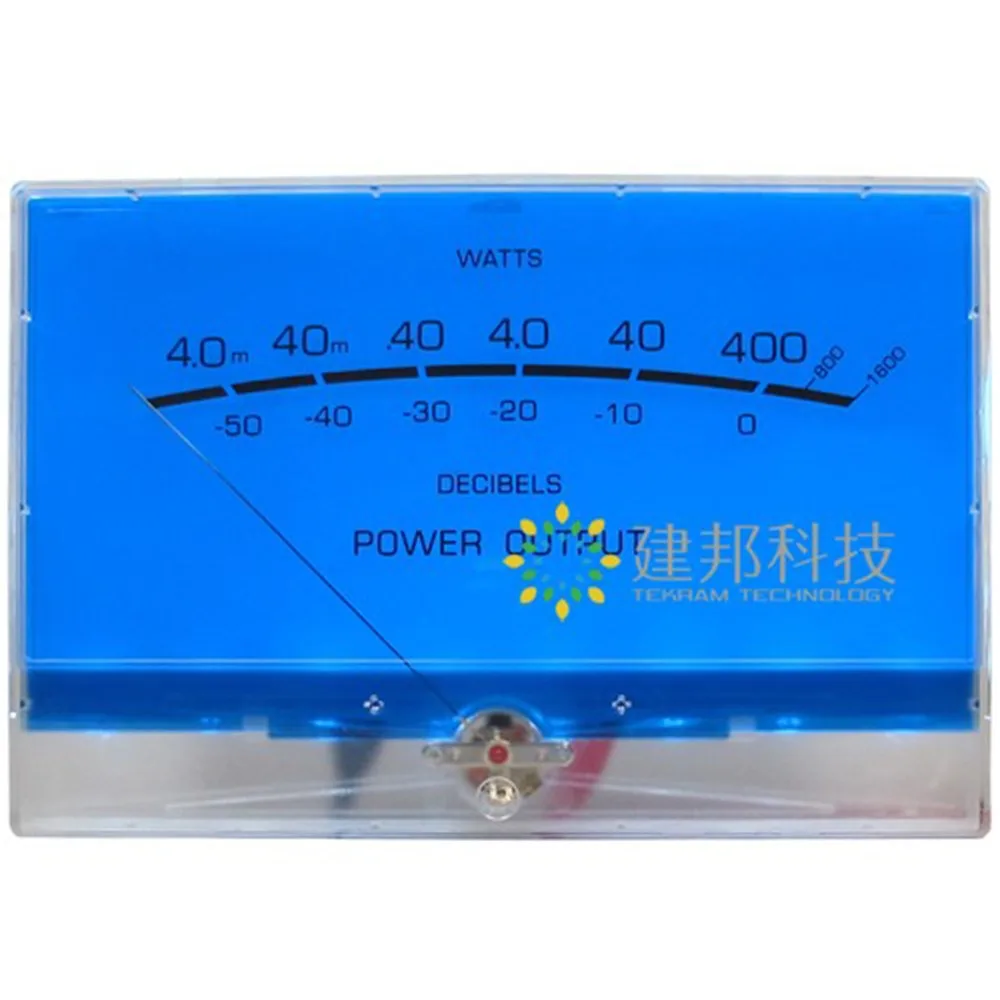 

1pcs P-200 Water Blue VU Meter A power Amplifier Tube DB Table Audio Power Meter