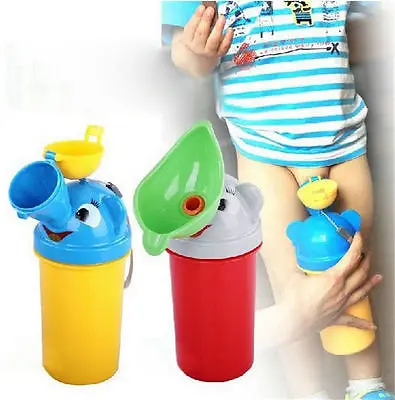 

Hot Sale Kids Toddler Portable Urinal Boy Girl Car Travel Camping Train Outdoors Potty Travel Potties Diapering Toilet Training