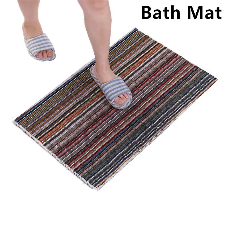 

1Pcs Water Absorption Rug Bathroom Mat Shaggy Memory Foam Bath Mat Set kitchen Door Floor Mat Carpet For Toilet Non Slip Y39