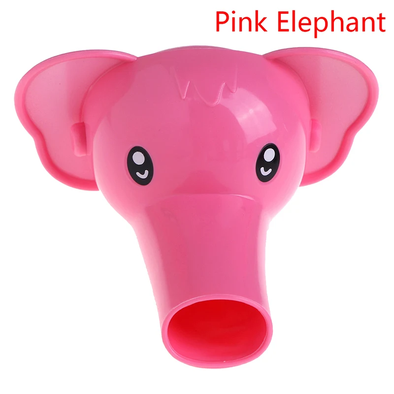 1PCS Kid Faucet Extender Sink cute Animals design Baby Tubs Kids Hand Washing Bathroom Sink Handle Extension Toddler