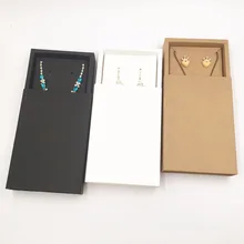 20units Kraft Paper Brown Drawer Jewellery Show Packing containers,Present Necklace/Earring Packing Field/Paper Carrying Instances