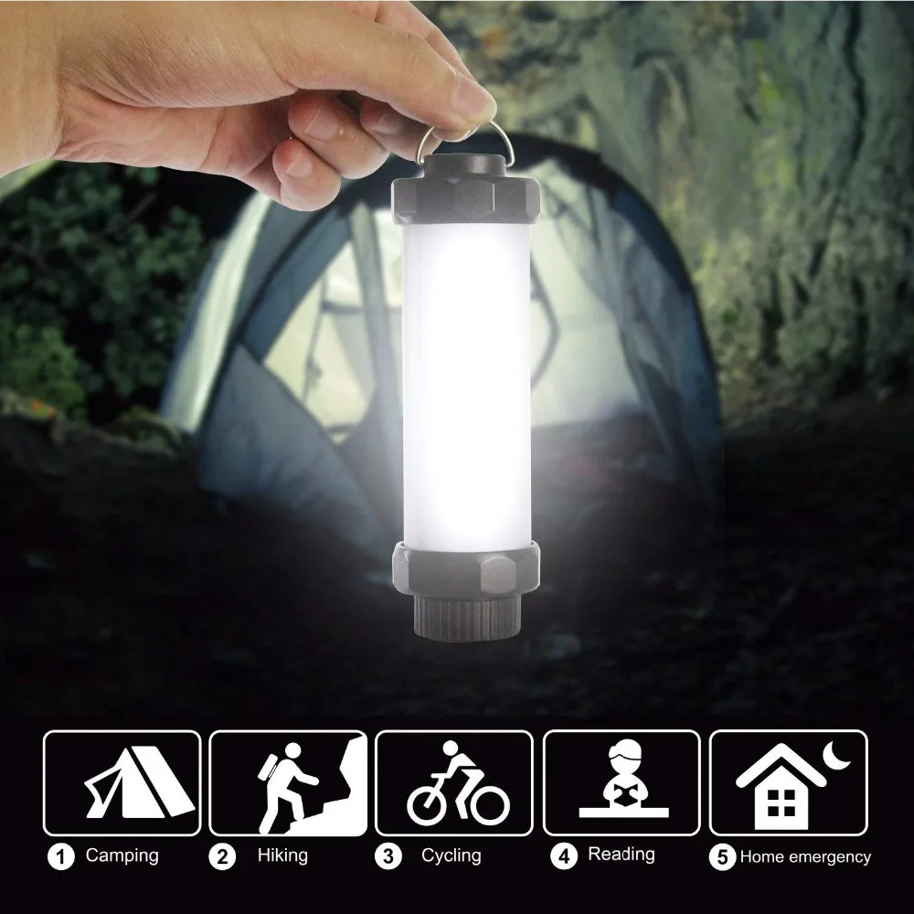 LED Camping light USB Rechargeable Emergency Waterproof Camping Night