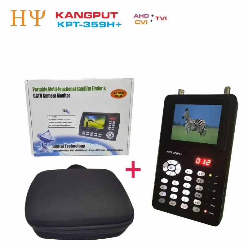 

[Оригинальный] Φ + AHD TVI CVI KPT-359H цифровой счетчик спутниковых систем видеонаблюдения камера с ЖК-подсветкой и кнопкой 4,3 дюйма