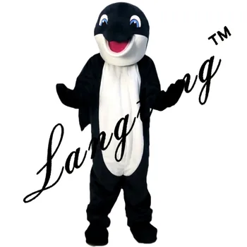 

Dark Blue Dolphin Mascot Costumes For Adults Christmas Halloween Outfit Free Shipping 2019New