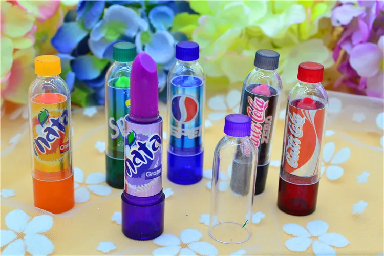 New Fashion 6pcs Makeup Change Color Cola sweet cute Moisturizer Faint scent Lip Balm Lipstick Flavoured Coke Gift New Fashion 6pcs Makeup Change Color Cola sweet cute Moisturizer Faint scent Lip Balm Lipstick Flavoured Coke Gift