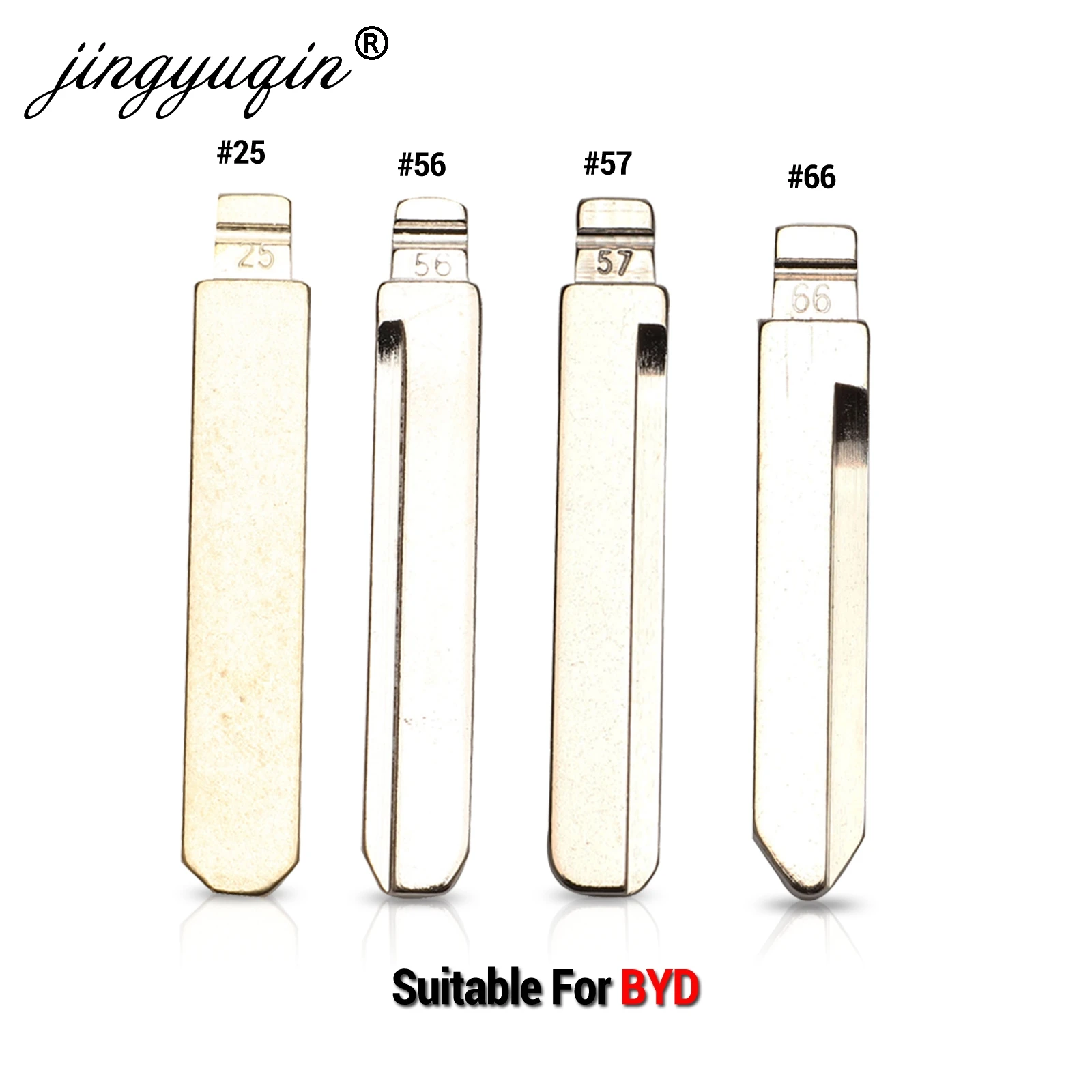 Jingyuqin NO. Лезвие ключа для BYD F3 F3R F0 Geely Vision Lifan 620 56 57 66 25 # замена пустого