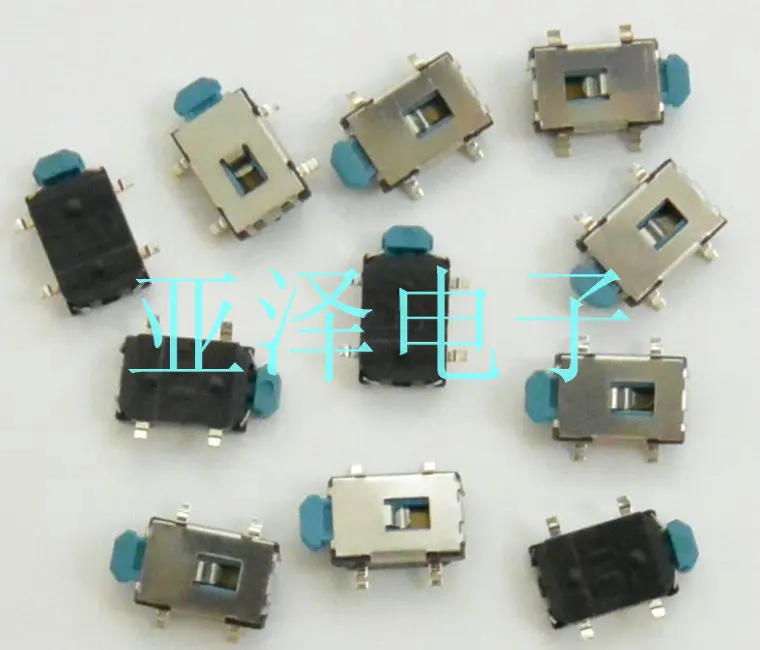 

30pcs High quality large turtle side press 4*7MM patch switch Side touch light touch switch / 4 feet Blue head