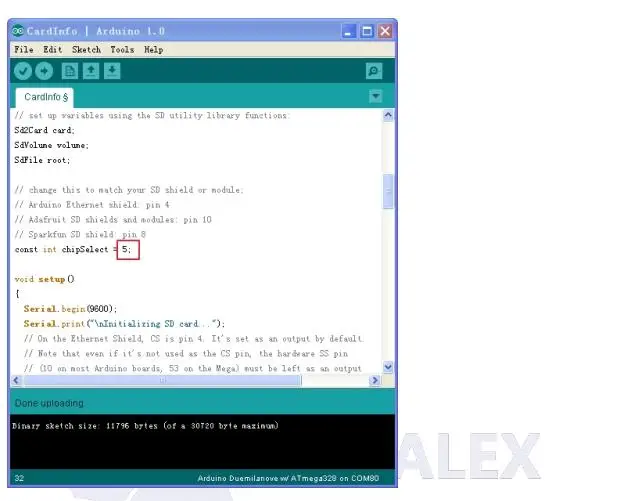 For Example use for Arduino IDE1