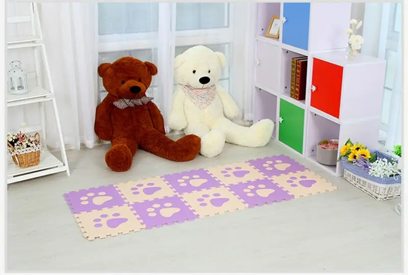 Милые eva 30*30 см 6 шт. головоломки Ковры Tapete Infantil играть Коврики Игрушки для маленьких детей Детская