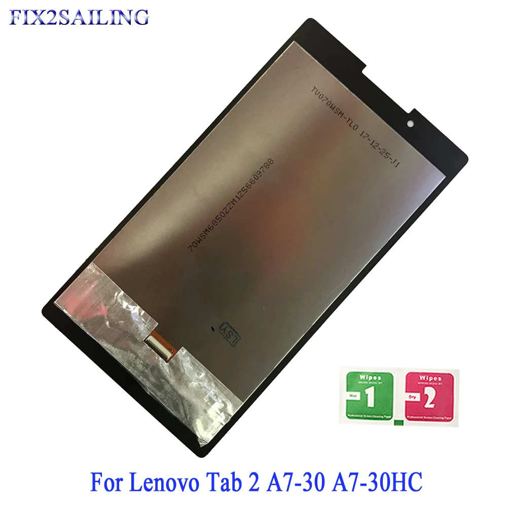 

New LCD Display For Lenovo Tab 2 A7-30 A7-30HC A7-30DC Touch Screen LCD display Assembly Tablet PC Parts For Lenovo A7-30 Tab