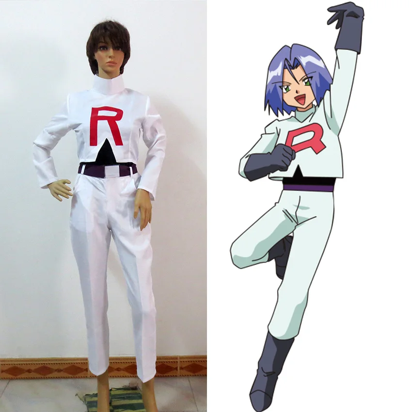 trui Afleiding vloeiend Anime Hot Team Rocket James Cosplay Kostuum Voor Halloween Party Game  Cosplay Kostuum|cosplay costume|costumes for halloweenteam rocket james -  AliExpress