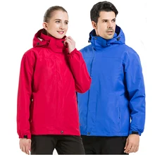 Новые мужские и женские зимние парки, куртка, пальто для женщин, уличная походная Теплая Флисовая ветровка, мужские водонепроницаемые бархатные куртки, ветрозащитные