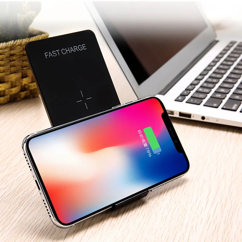 Fast Qi Wireless Charger 2 In 1 Pad Stand For Samsung S9