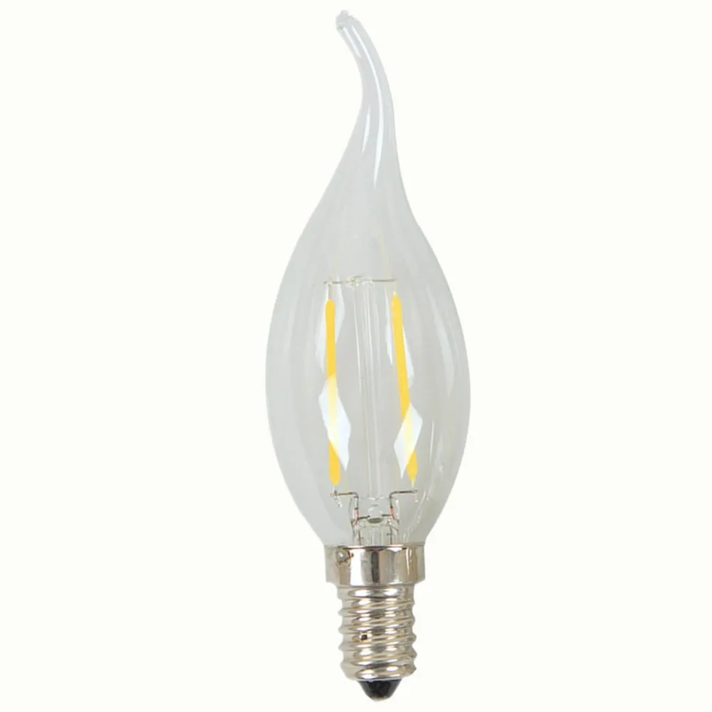 Led candle bulb lamp E14 2w 3w AC 230V warm cool white e 14 romantic