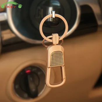 

High-end Car Men Keychain Business Gift Auto Keyring for Nissan Toyota Honda Suzuki Skoda SSANG YONG Vauxhall Tesla Key Pendant