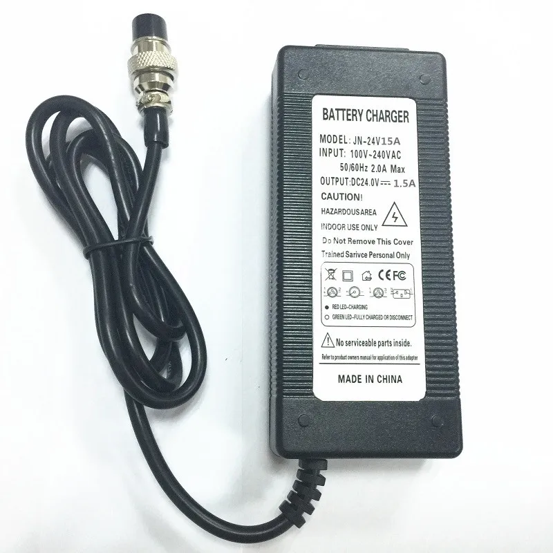 24V 1.5A Electric Scooter Battery Charger for Razor E100 E200 E300 E125 E150 E500 PR200 MX350 Pocket Mod Sports Mod Dirt Quad 24V 1.5A Electric Scooter Battery Charger for Razor E100 E200 E300 E125 E150 E500 PR200 MX350 Pocket Mod Sports Mod Dirt Quad