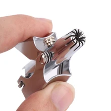 Ручная Чистка механический триммер для волос в носу для бритья и удаления волос мужской триммер для волос в носу