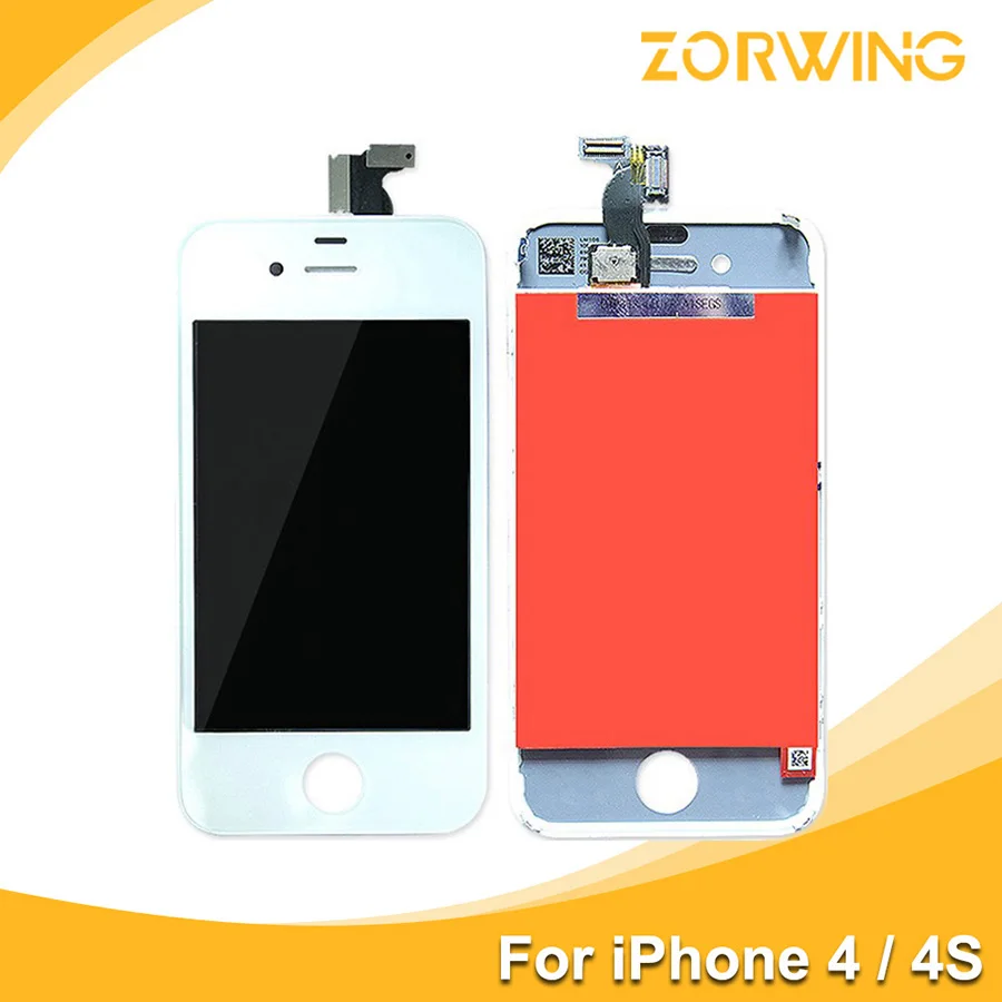 

100% Guarantee Not Dead Pixel High Quality LCD Display For iPhone 4 4s Screen Replacement With Digitizer Touch Screen Assembly