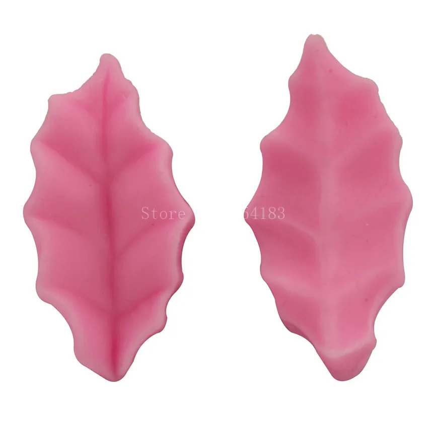 

2PCS P&N Flower Petal Leaf shape Silicone Fondant Soap 3D Cake Mold Cupcake Jelly Candy Chocolate Decoration Baking Tool FQ2298