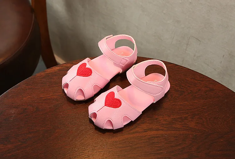 Детские сандалии летние девушки Обувь, сандалии принцессы пляжные сандалии детей Baotou сандалии детские От 0 до 3 лет