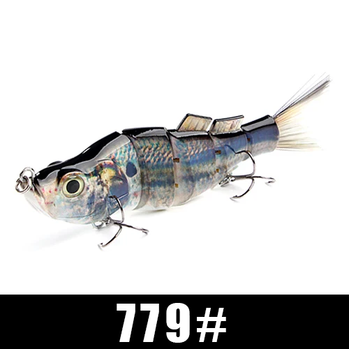 779 Приманка для рыбалки от ftk 165 мм 54 г Swimbait твердая приманка воблеры 5 секций мульти Jointe приманка кренкбейт с тройным крючком искусственная приманка - Цвет: 779