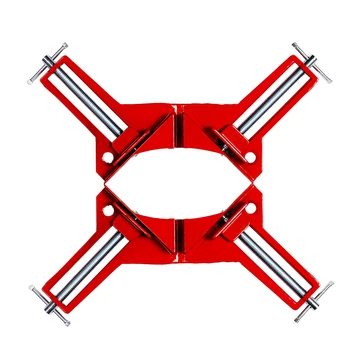 

2 PCS 4inch Multifunction 90 Degree Right Angle Clip Picture Frame Corner Clamp Mitre Clamps Corner Holder Woodworking Hand Tool