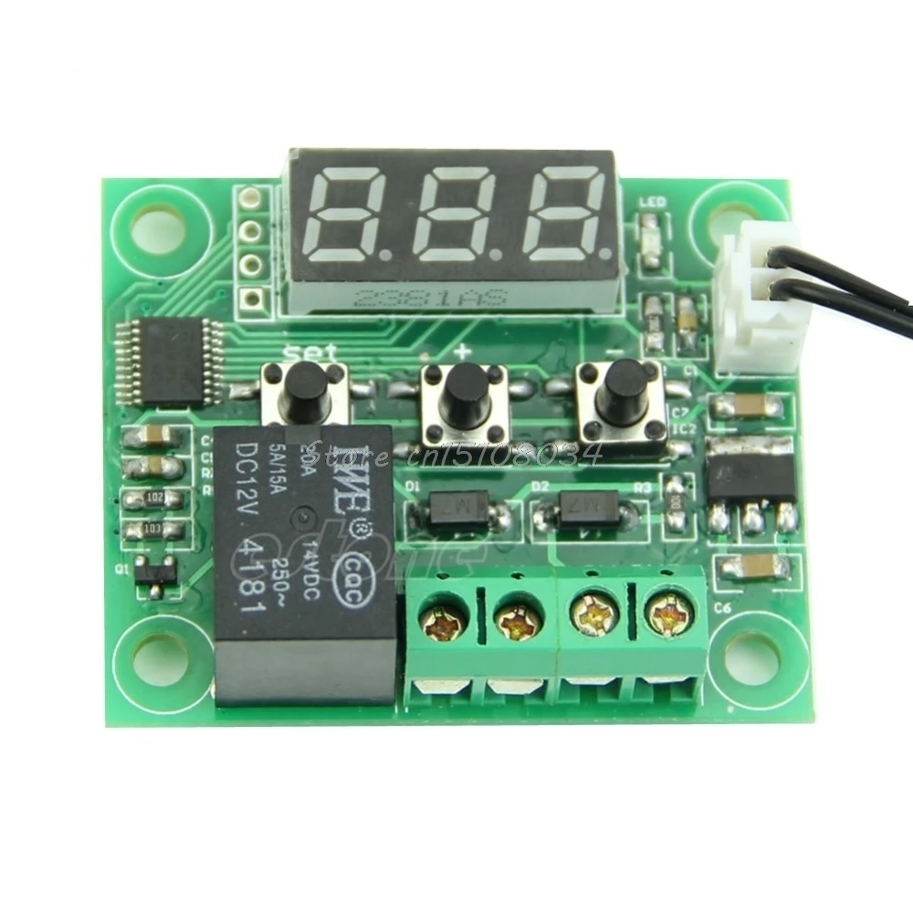 

Digital Heat Cool Temp Thermostat Temperature Control Switch 1PC DC12V -50-110 Centigrade degree S08 Drop ship