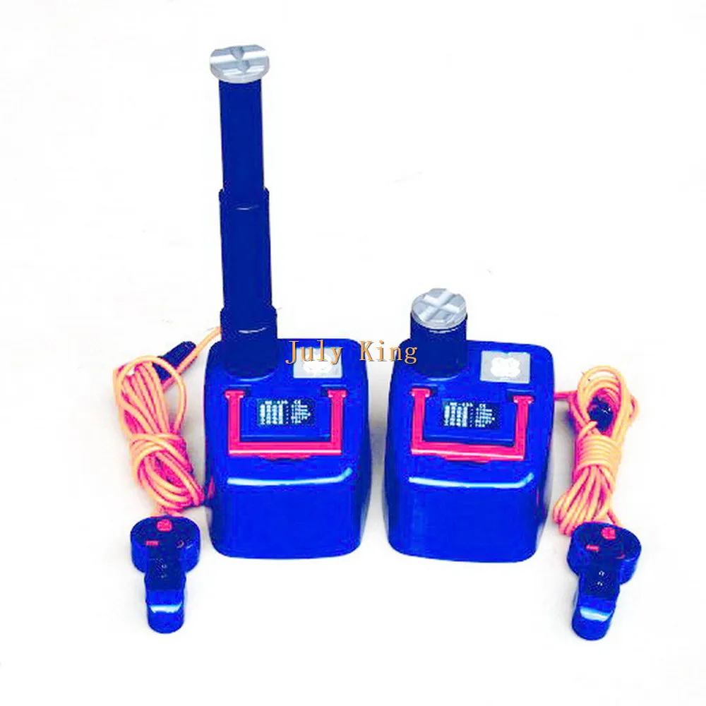 HKnoble DC12V электрический гидравлический домкрат со светодиодной светильник кой