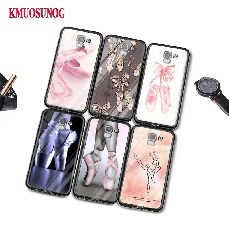 

Black Silicone Case Ballet dancer Ballerina for Samsung Galaxy j8 j7 j6 j5 j4 j3 Plus Prime 2018 2017 2016 Phone Bag Cover