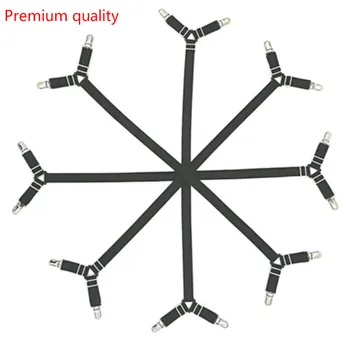 

Bed Sheet Clips Under Mattress Fitted Sheet Fastener Long Strap Clip Bands 2 4 PC Adjustable Mattress Cover Bed Sheets Grippers